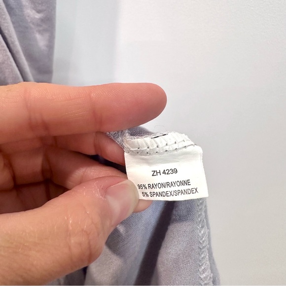 🛍️4 for 20$ / Bizz Girl Macrame detail Tank Top Tunic / Grey / L - Picture 6 of 6